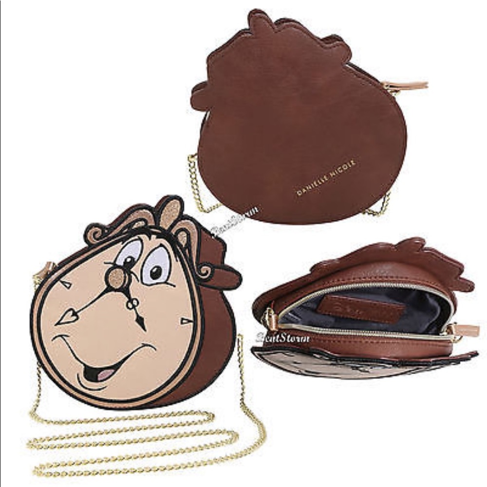 Beauty and The Beast Cogsworth crossbody bag